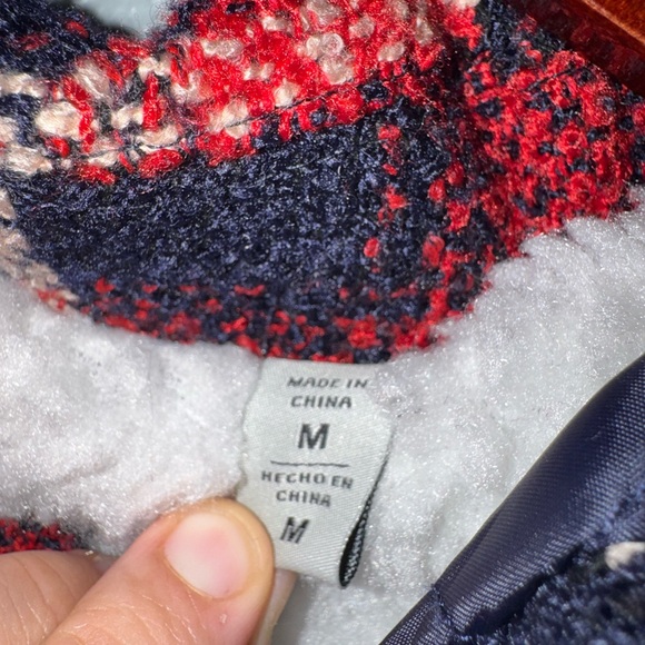 ⚡️Levi Stratus & CO Plaid Jacket Red/Blue Size Medium - Picture 8 of 10